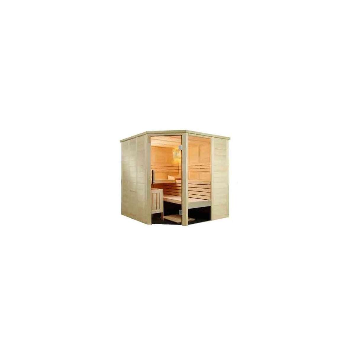 Saunakabine Alaska Corner 206x206x204 box