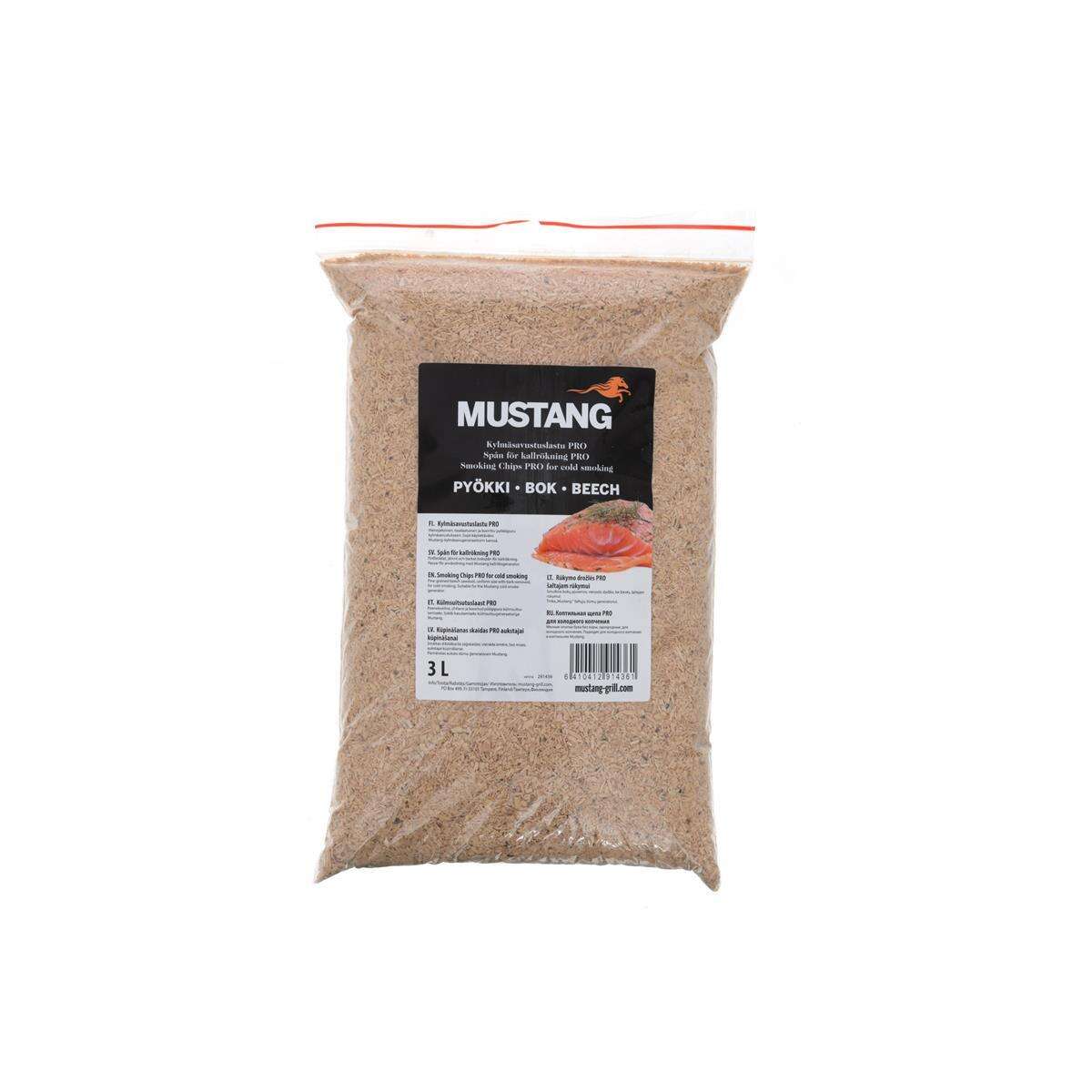 Mustang Räucherspäne Buche 3l