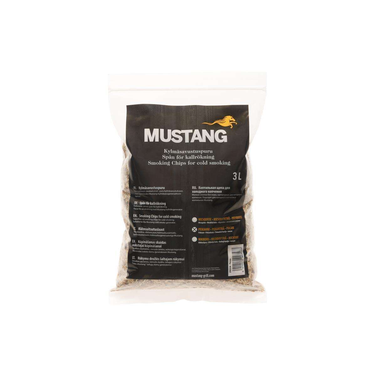 Mustang Räuchermehl Pecanuss  3l box