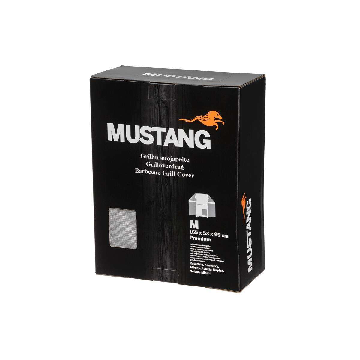 Mustang Premium Cover Grey 165x53x99cm box