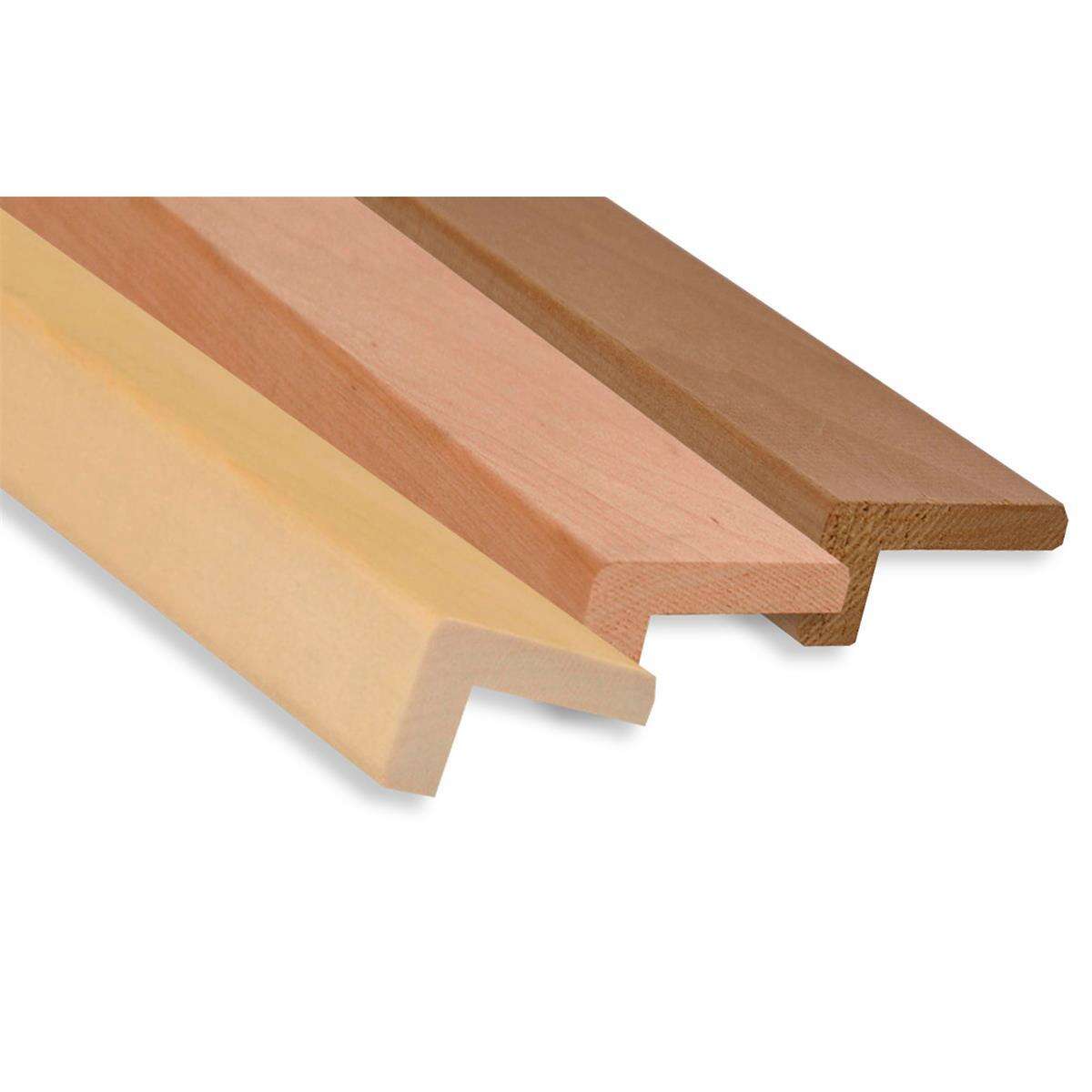 Cornière en bois daulne, de tremb box