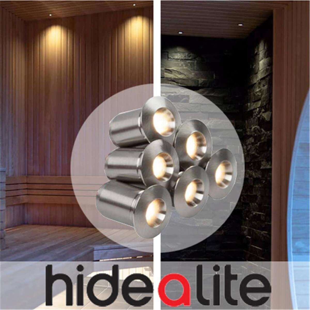 Hidealite LED Deckenleuchte PRO Silber 0 box