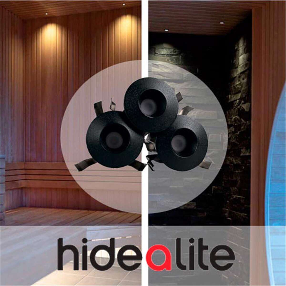 Hidealite Plafonnier Led PRO Noir 0,66 box