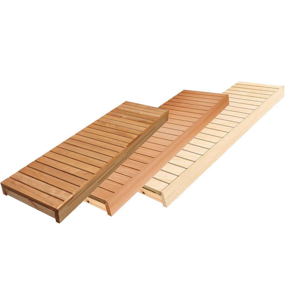 Fertige Langelement Saunabank 400x2400 / box