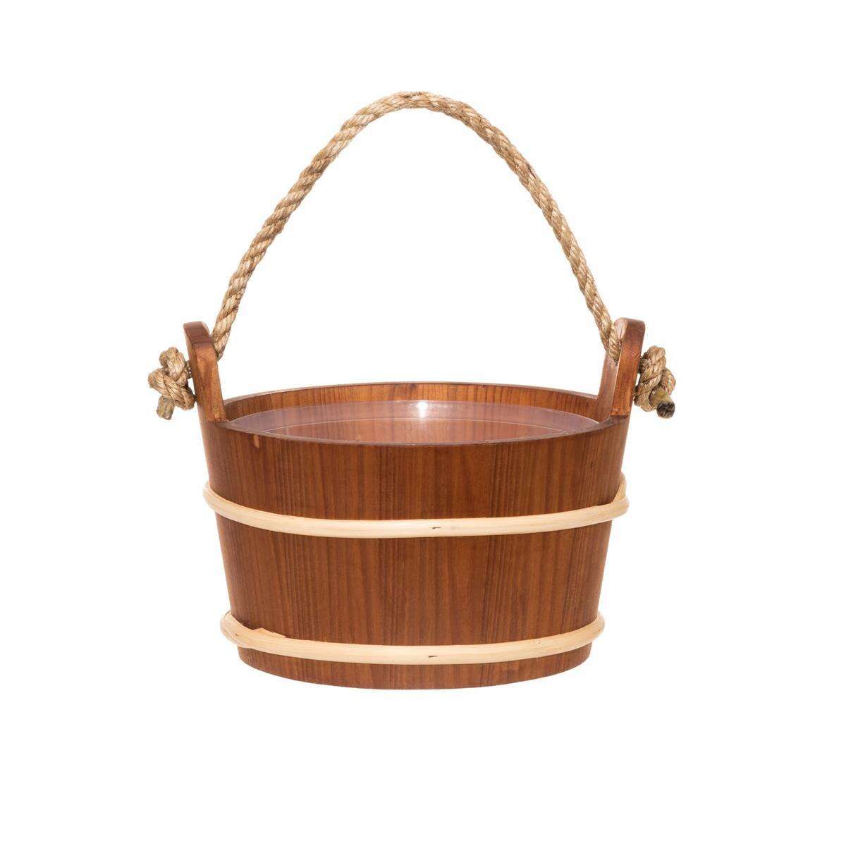 4Living Sauna seau 4 L en aulne trait&ea box