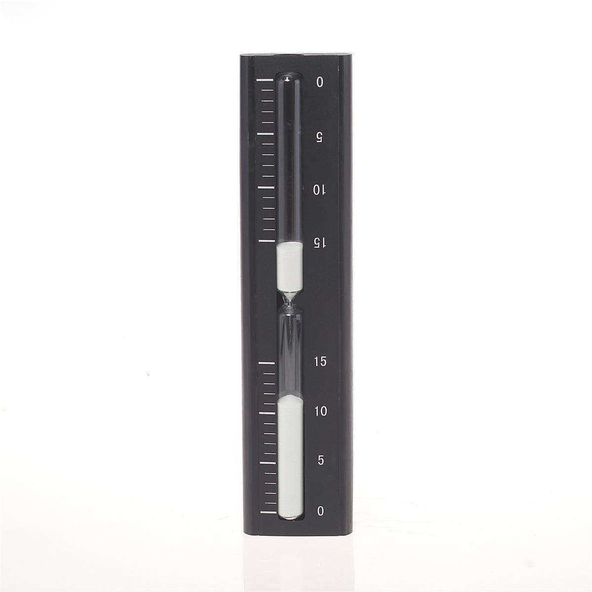 Amilano Sanduhr V-H026 mit weißem Sand | Schwarz