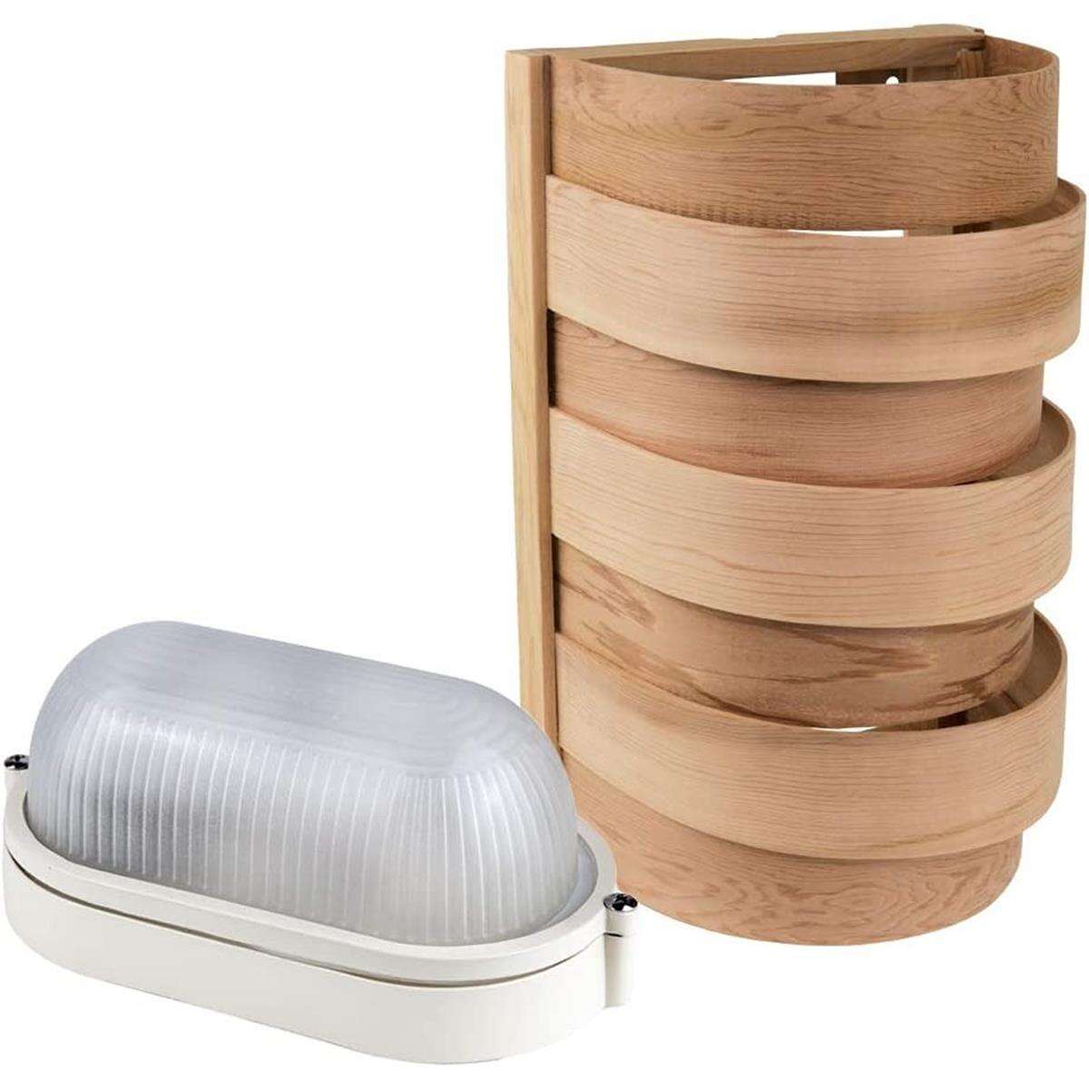 Sawo 917-VD en cèdre avec lampe d box