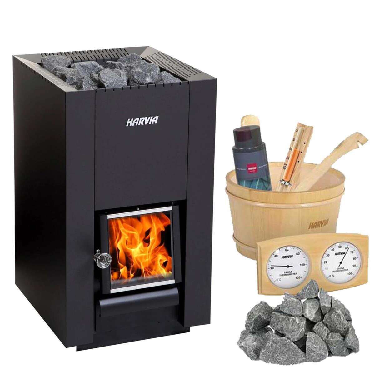 Harvia Linear 18 Sauna Poêles &Agr box