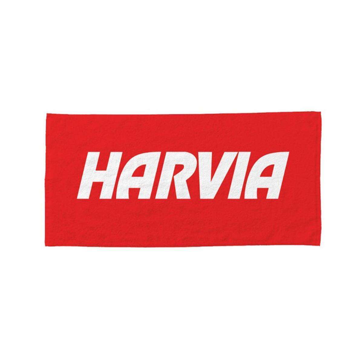 Serviette de sauna HARVIA. 35 x 55 cm, rouge
