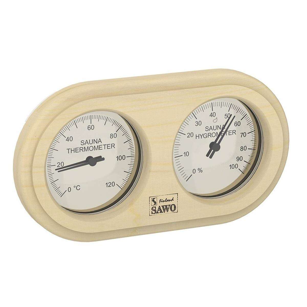 Sawo Thermo - Hygromètre Arrondi  box