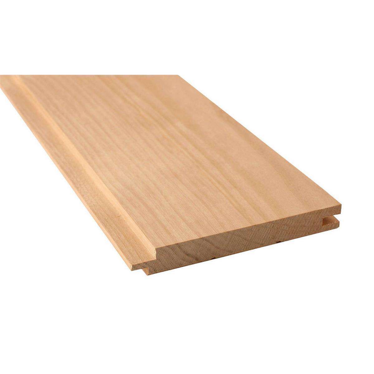 Bois profilé pour sauna en aulne box