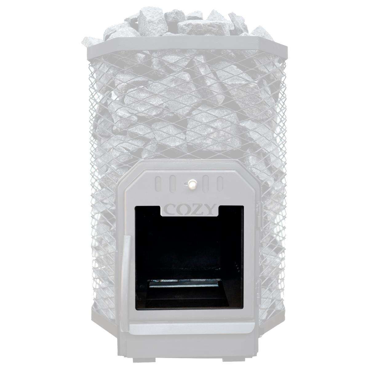 Verre de porte pour poêle à box