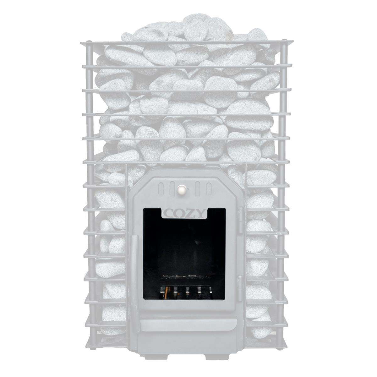 Verre de porte pour poêle à box