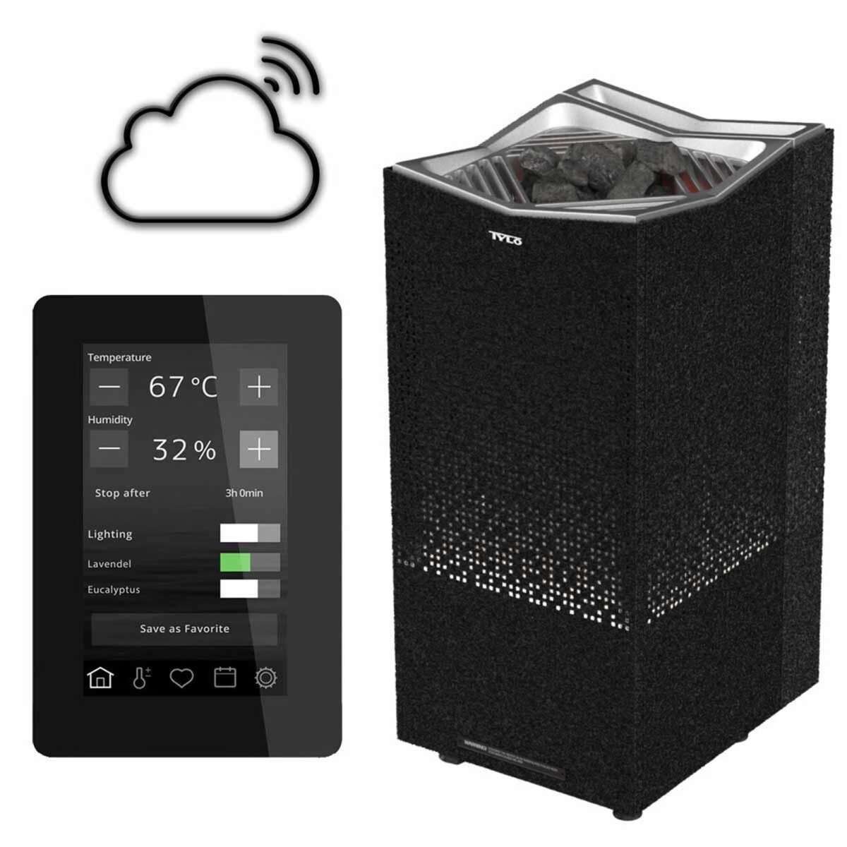 Saunaöfen Tylö Crown Elite Com box