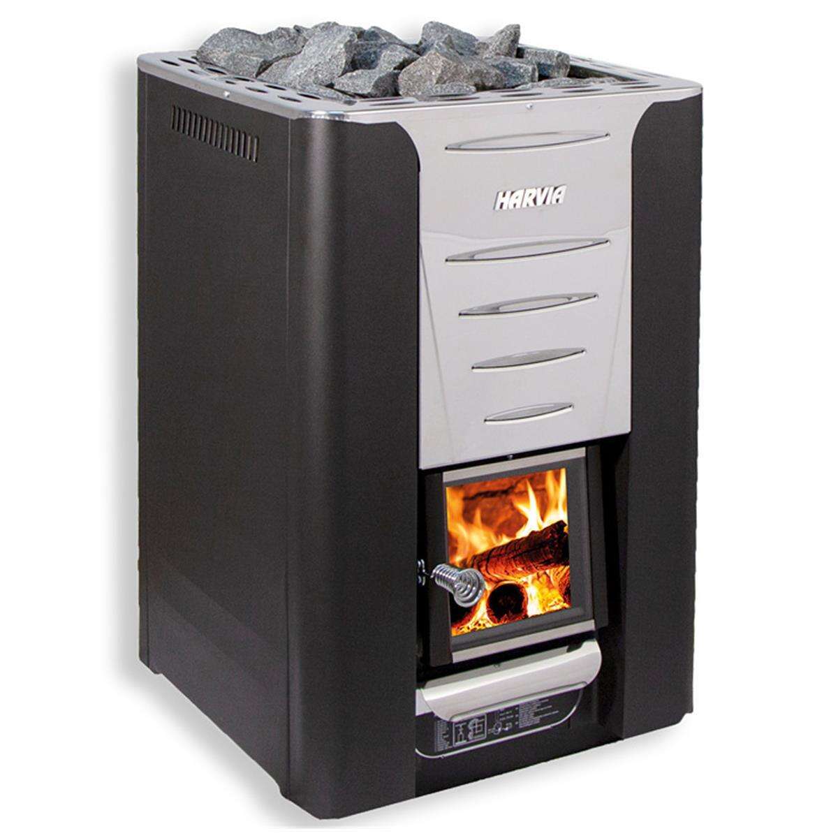 Holz-Saunaöfen Harvia 36 Pro Black box