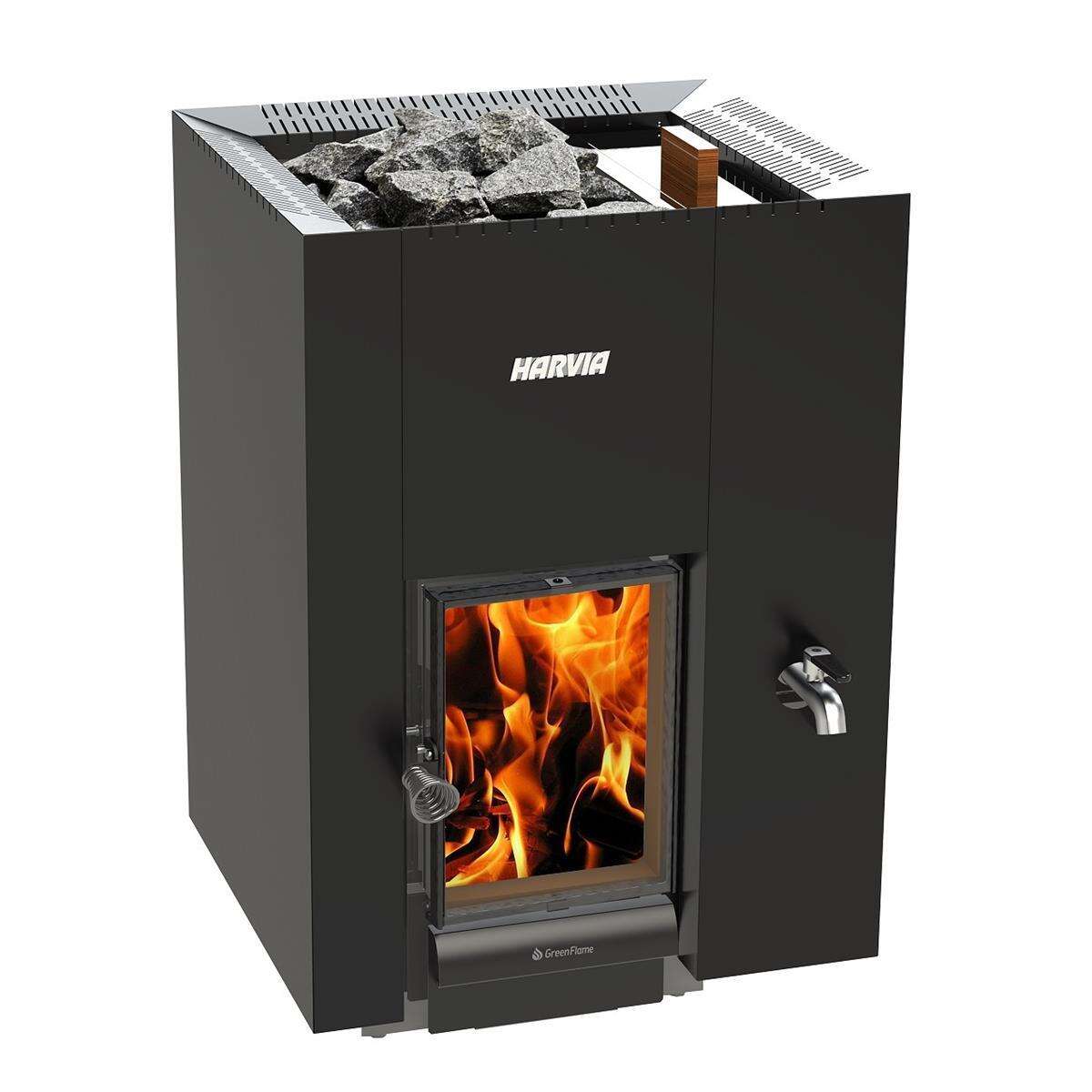 Poêle de sauna en bois Harvia Line box