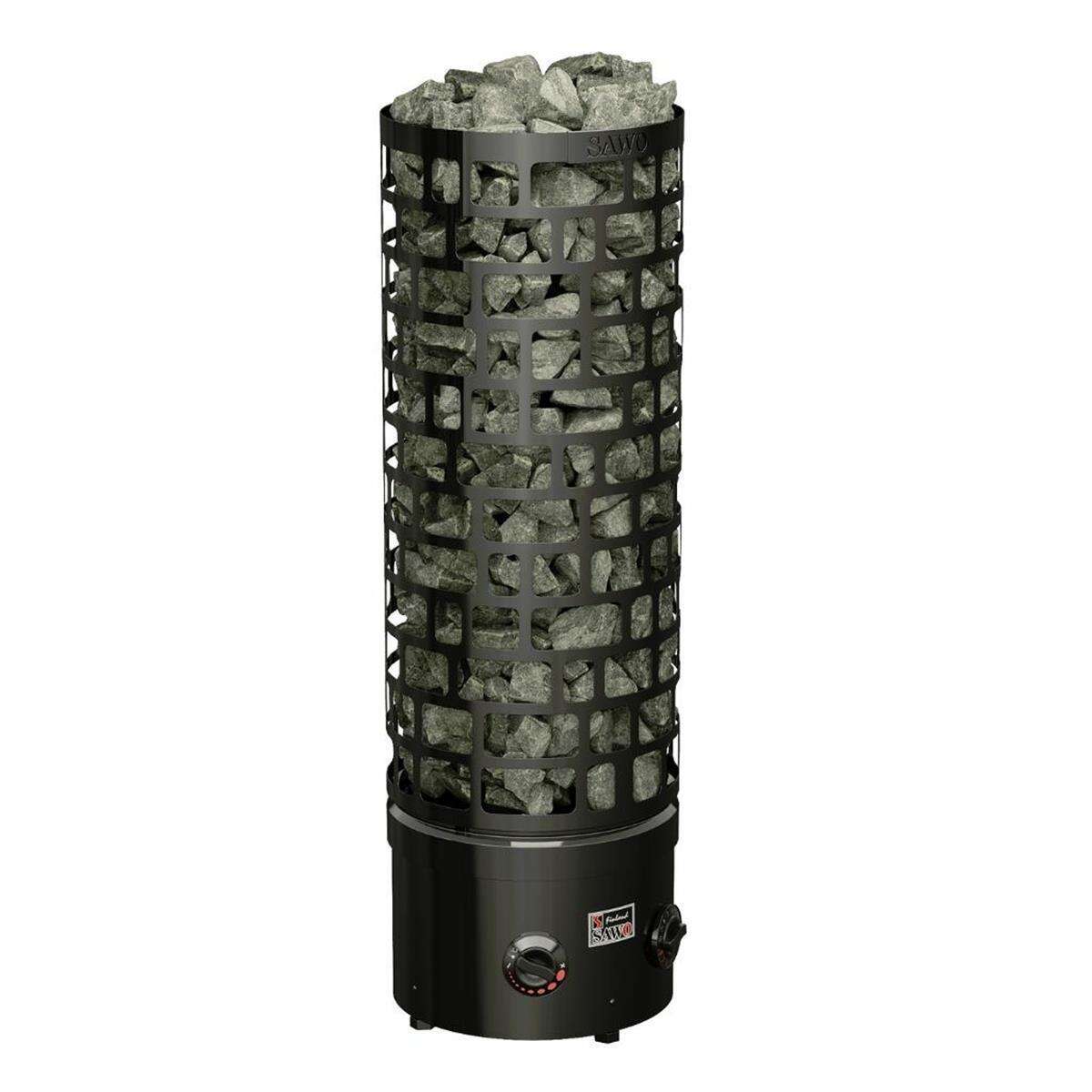 Saunaöfen Sawo Aries Round Black NB box