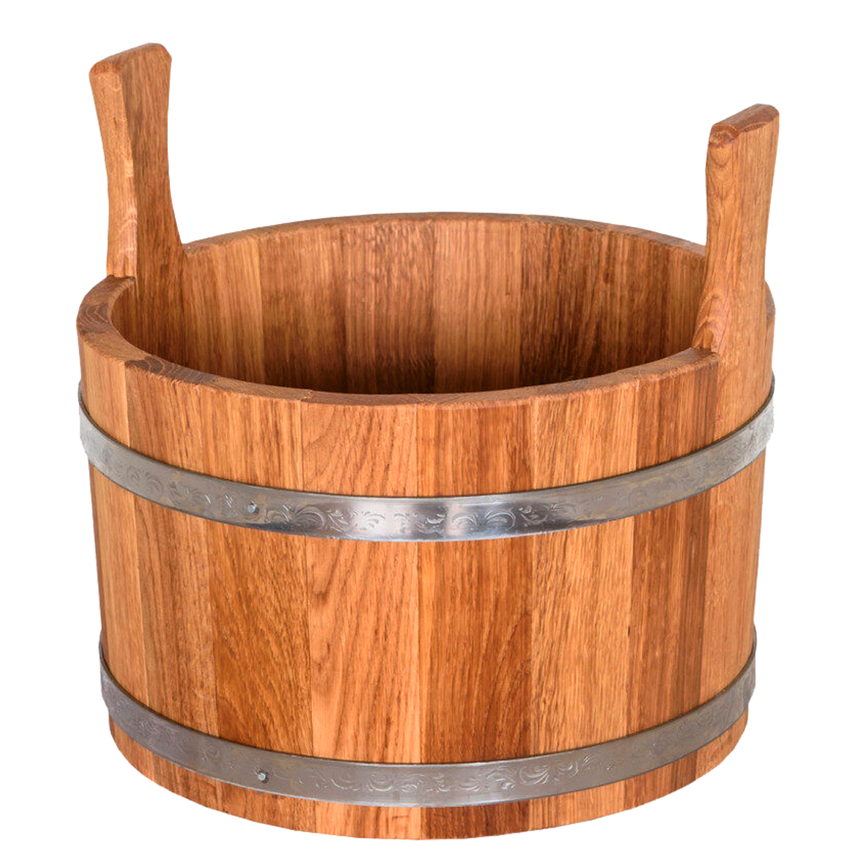 Seau en bois Pirts en chêne sans i box