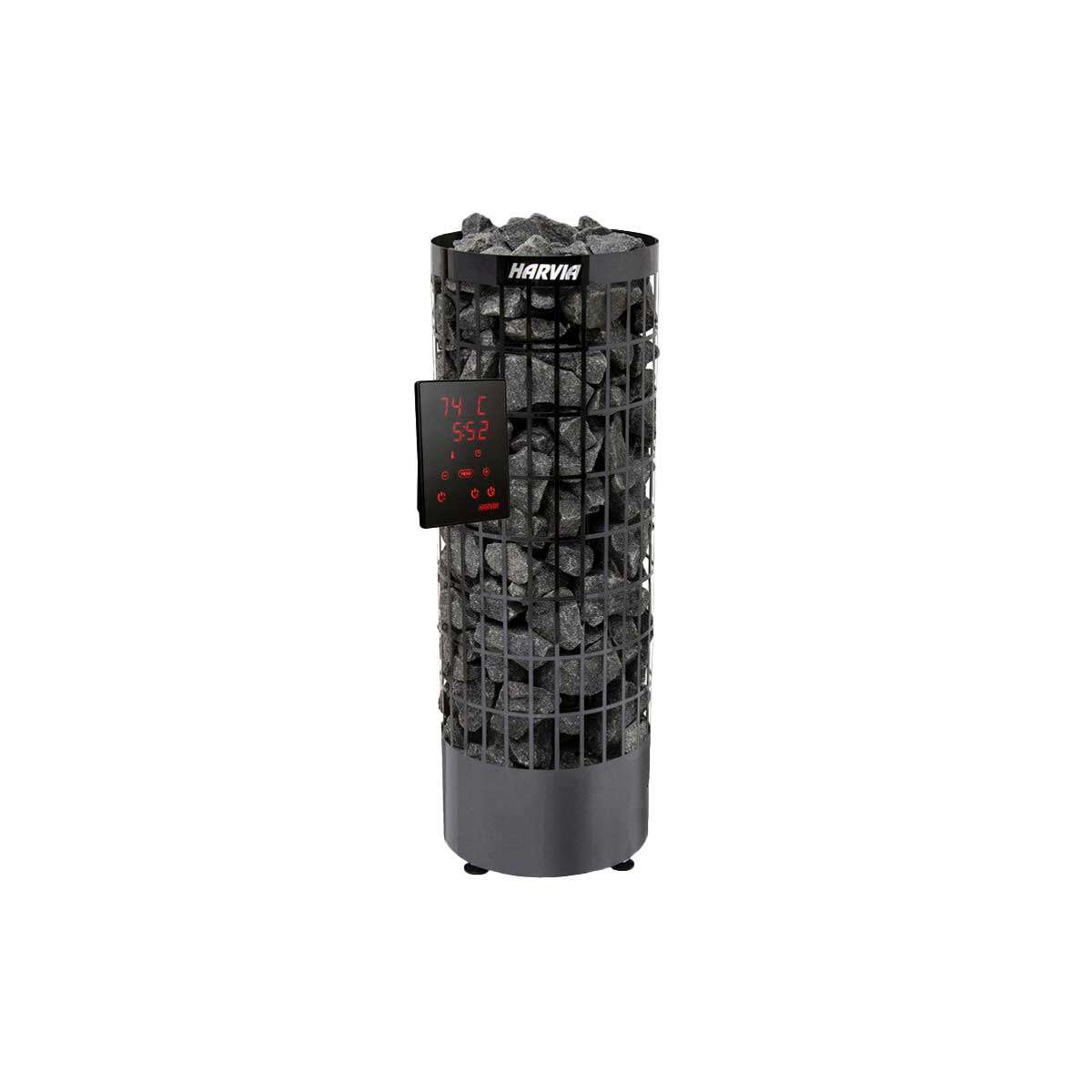 Saunaofen Harvia Cilindro black steel 1 box