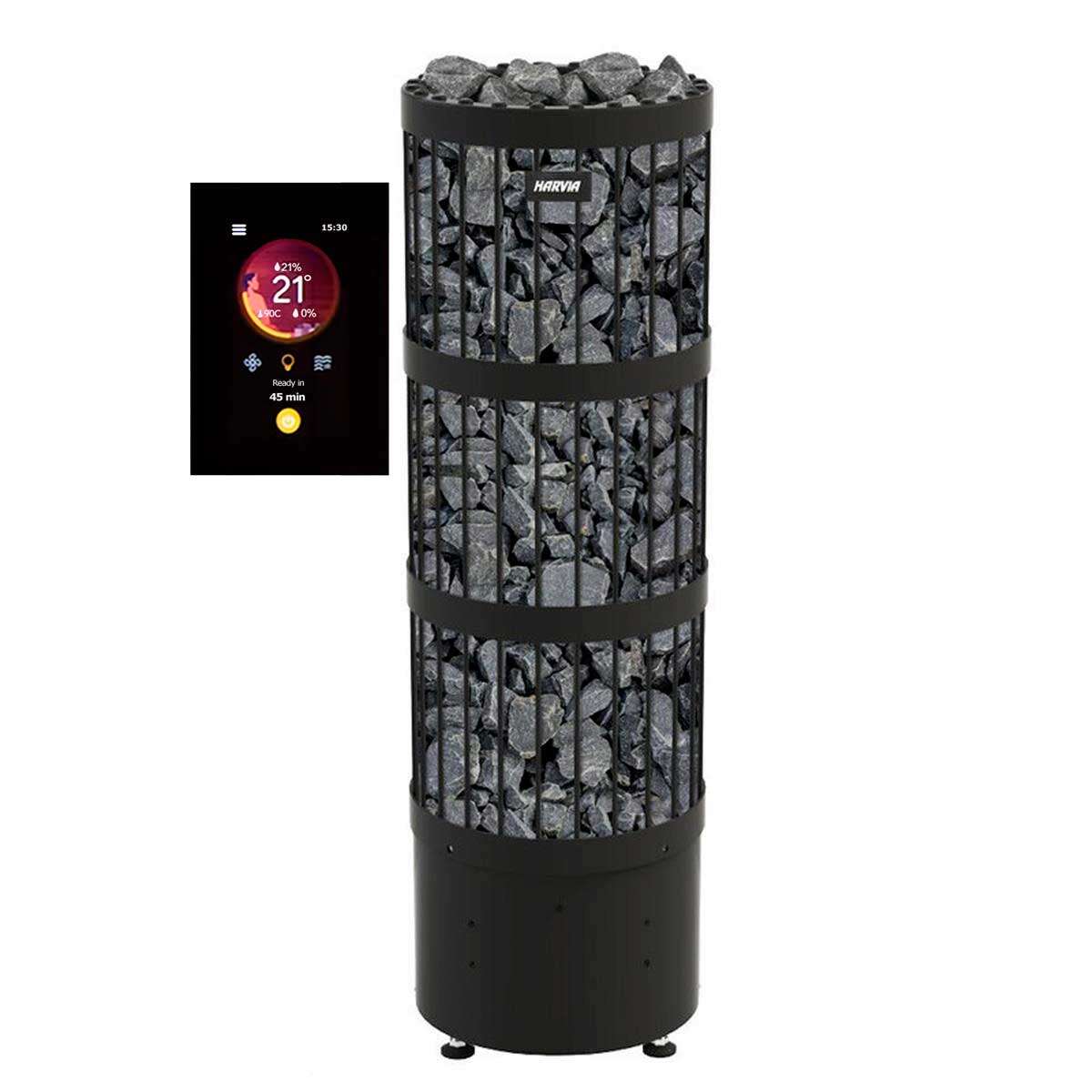 Poêle de sauna Harvia Legend HOME WiFi noir | Commande
