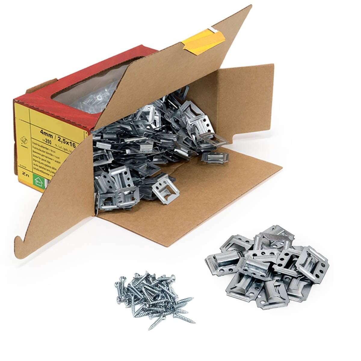 Befestigungsklammer Profilholzkrallen C3 box